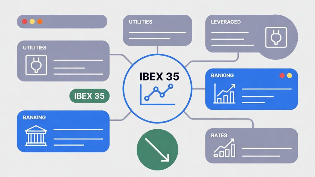 por qué el IBEX es tan sensible a los tipos de interés