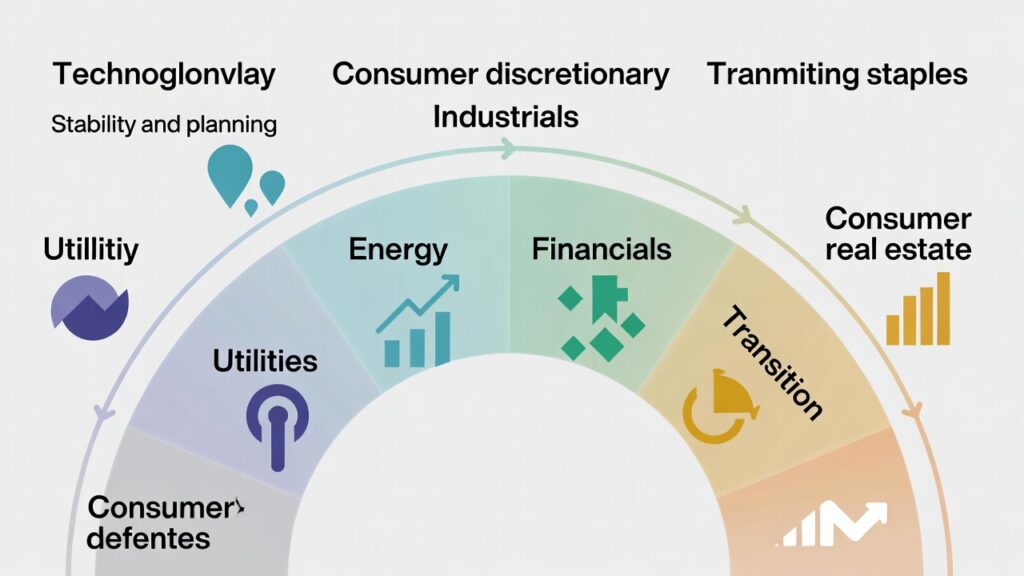 como se comportan los sectores en las diferentes fases de los ciclos económicos